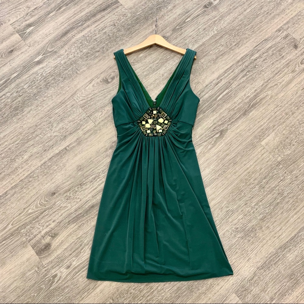BCBGMaxAzria Green Cocktail Dress